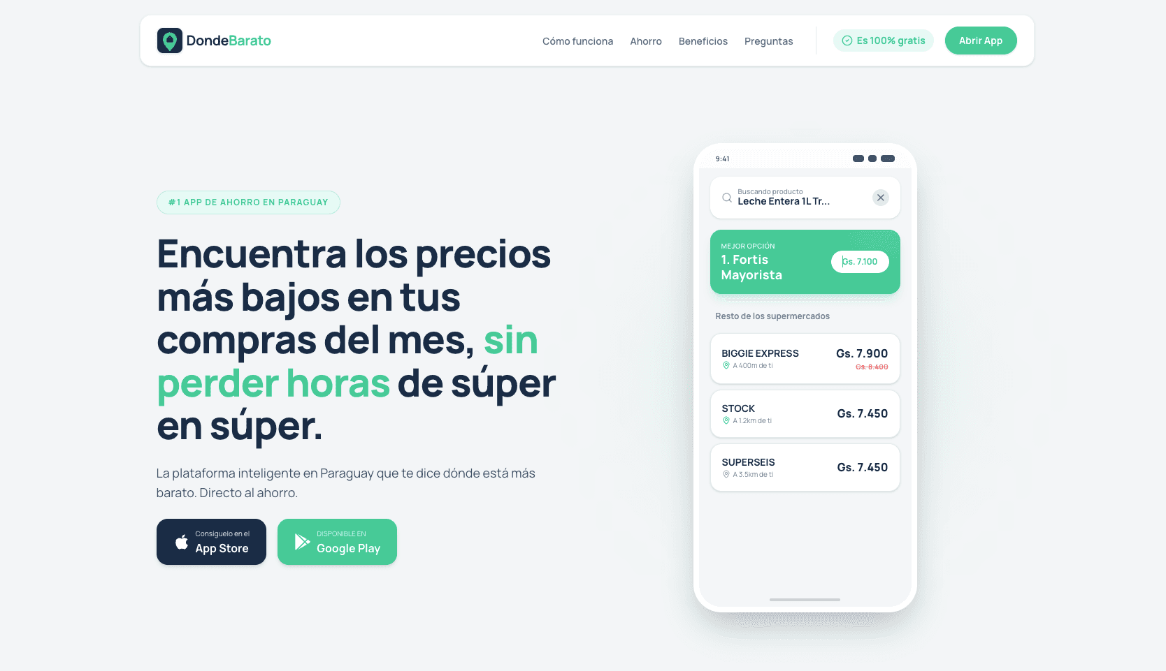 Donde Barato Mockup